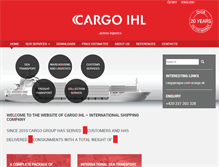 Tablet Screenshot of cargoihl.com